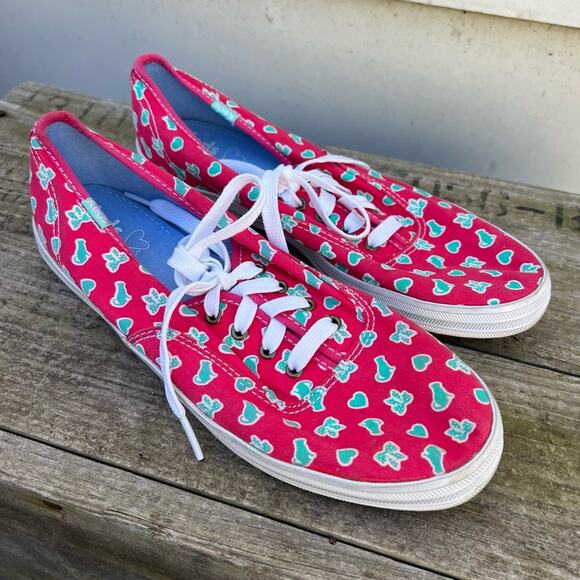 Keds x Taylor Swift 2019 collab “Favorite Things” red cats sneakers - Picture 1 of 7